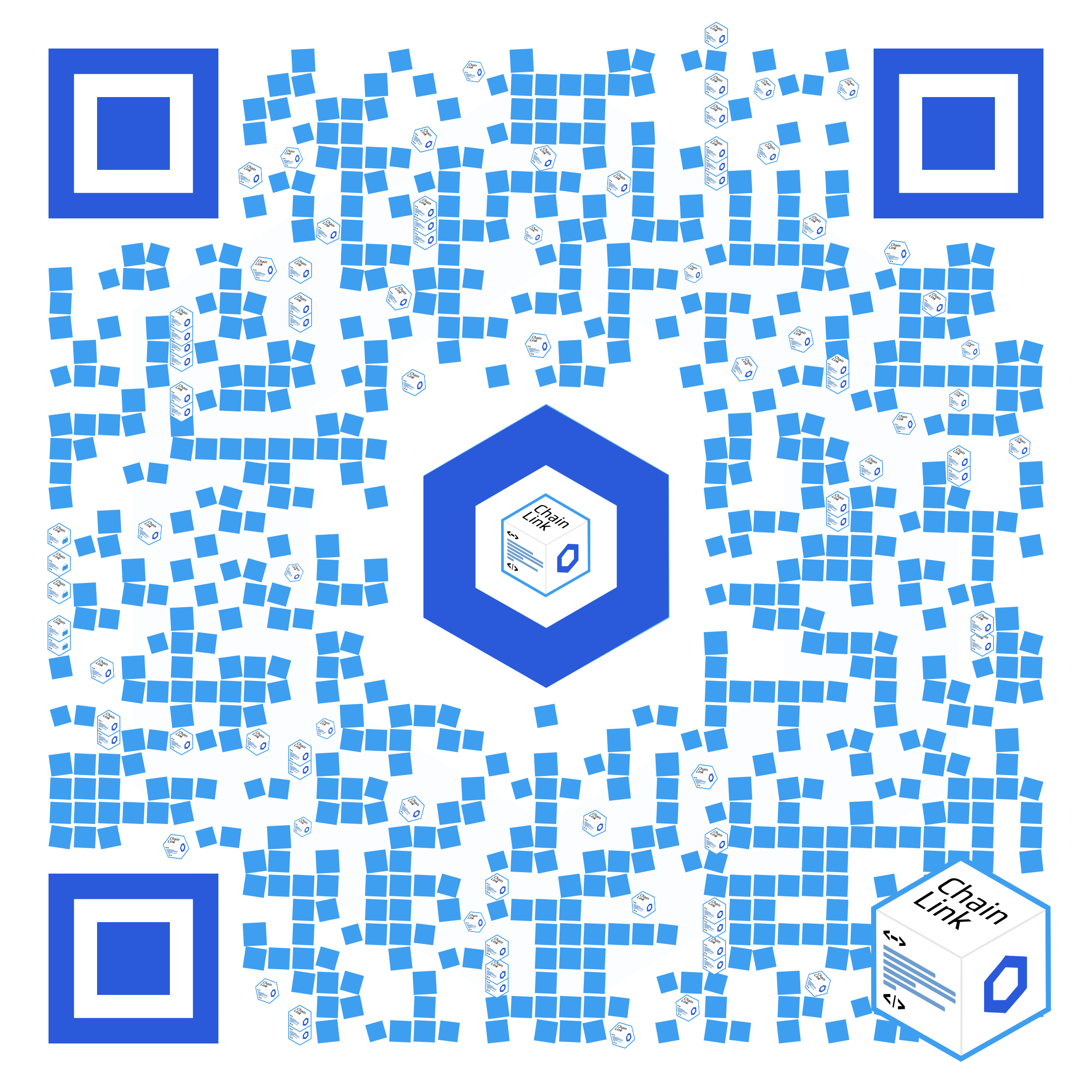 Animated QR GIF Codes - $LINK Wallet GIFs