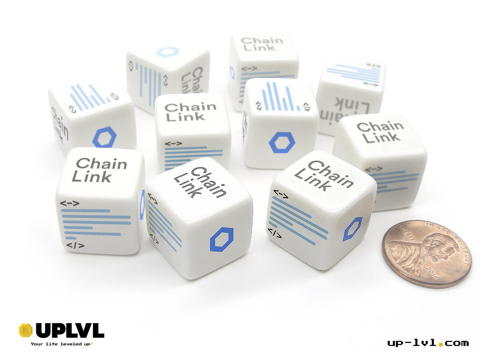Chainlink Mini Dice Cube Walllets $LINK Blocks