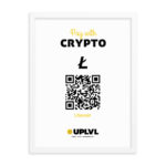 We Accept Litecoin sign for your business storefront - Pay with Litecoin Signs