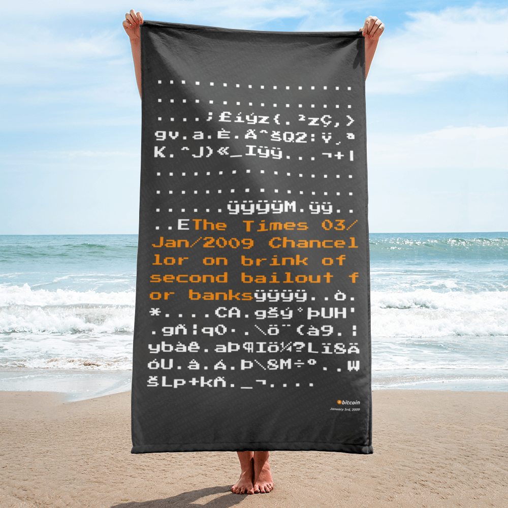 Bitcoin Beach Towels