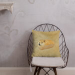 dogecoin bread meme pillow / pillow case