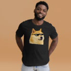 Wearing the Doge Thuglife Meme T-Shirt, front facing view