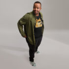 Doge Thuglife Meme T-Shirt, side view black shirt