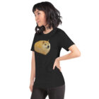 black doge bread meme t-shirt