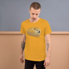 Dogecoin Bread Meme T-Shirt in yellow