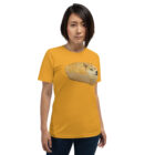 Dogecoin Bread Meme T-Shirt in yellow front view