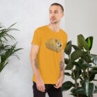 Doge Bread Meme T-Shirt in yellow side view