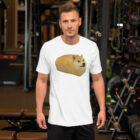 folded white Doge Bread Meme T-Shirt white